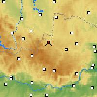 Nearby Forecast Locations - Weitra - Carte