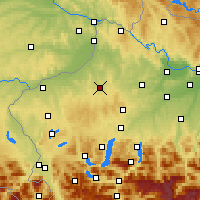 Nearby Forecast Locations - Ried im Innkreis - Carte