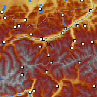 Nearby Forecast Locations - Patscherkofel - Carte