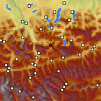 Nearby Forecast Locations - Annaberg im Lammertal - Carte