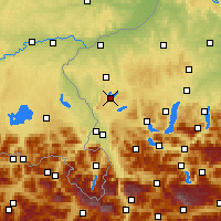Nearby Forecast Locations - Mattsee - Carte