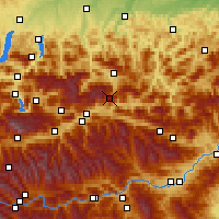 Nearby Forecast Locations - Pyhrn - Carte