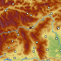 Nearby Forecast Locations - Judenburg - Carte