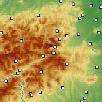 Nearby Forecast Locations - Rax - Carte