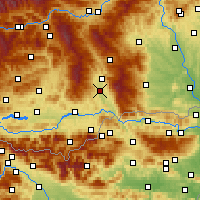 Nearby Forecast Locations - Sankt Andrä - Carte