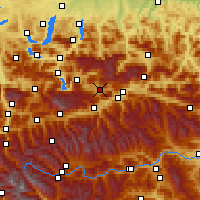 Nearby Forecast Locations - Bad Mitterndorf - Carte