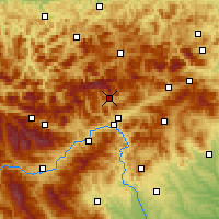 Nearby Forecast Locations - Aflenz Kurort - Carte
