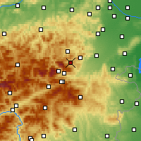 Nearby Forecast Locations - Puchberg am Schneeberg - Carte