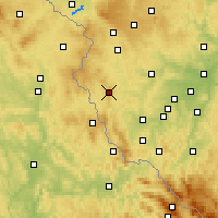 Nearby Forecast Locations - Přimda - Carte