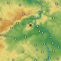 Nearby Forecast Locations - Milešovka - Carte