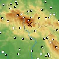 Nearby Forecast Locations - Monts des Géants - Carte