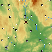 Nearby Forecast Locations - Luká - Carte