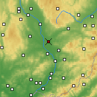 Nearby Forecast Locations - Přerov - Carte