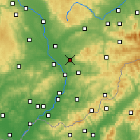 Nearby Forecast Locations - Holešov - Carte