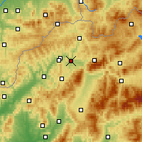 Nearby Forecast Locations - Žilina - Carte