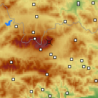 Nearby Forecast Locations - Lomnický štít - Carte