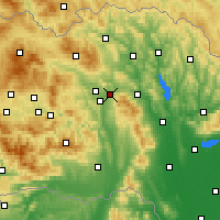 Nearby Forecast Locations - Prešov - Carte
