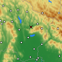 Nearby Forecast Locations - Kamenica nad Cirochou - Carte