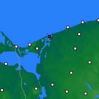 Nearby Forecast Locations - Dziwnów - Carte