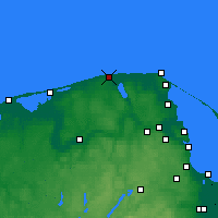 Nearby Forecast Locations - Białogóra - Carte