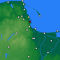 Nearby Forecast Locations - Gdynia - Carte