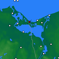 Nearby Forecast Locations - Świnoujście - Carte