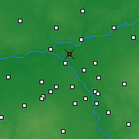 Nearby Forecast Locations - Legionowo - Carte
