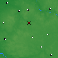 Nearby Forecast Locations - Siedlce - Carte