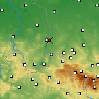 Nearby Forecast Locations - Zgorzelec - Carte