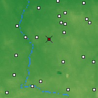 Nearby Forecast Locations - Łask - Carte