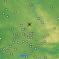 Nearby Forecast Locations - Pyrzowice - Carte