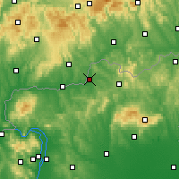 Nearby Forecast Locations - Szécsény - Carte