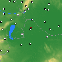 Nearby Forecast Locations - Mosonmagyaróvár - Carte