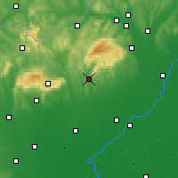 Nearby Forecast Locations - Eger - Carte