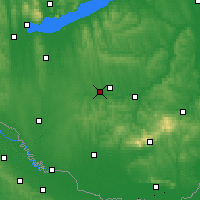 Nearby Forecast Locations - Kaposvár - Carte