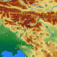 Nearby Forecast Locations - Vogel - Carte