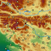 Nearby Forecast Locations - Bled - Carte