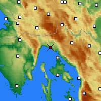 Nearby Forecast Locations - Rijeka - Carte