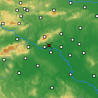 Nearby Forecast Locations - Maksimir - Carte