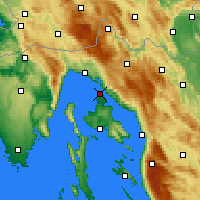 Nearby Forecast Locations - Omišalj - Carte