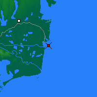 Nearby Forecast Locations - Sulina - Carte