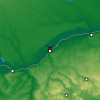 Nearby Forecast Locations - Giurgiu - Carte