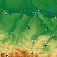 Nearby Forecast Locations - Pleven - Carte