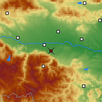 Nearby Forecast Locations - Kroumovo - Carte