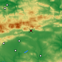 Nearby Forecast Locations - Sliven - Carte