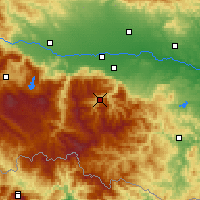 Nearby Forecast Locations - Rojen - Carte