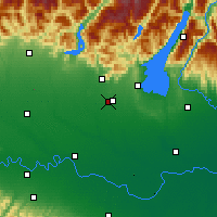 Nearby Forecast Locations - Ghedi - Carte