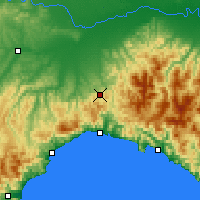 Nearby Forecast Locations - Col des Giovi - Carte