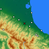Nearby Forecast Locations - Forlì - Carte