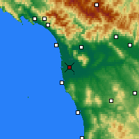 Nearby Forecast Locations - Pise - Carte